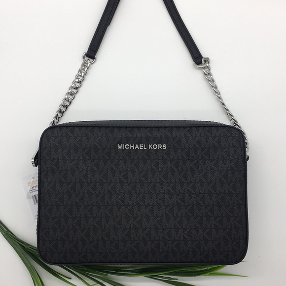 MICHAEL KORS LG EW CROSSBODY Bag Black - Picture 2 of 8